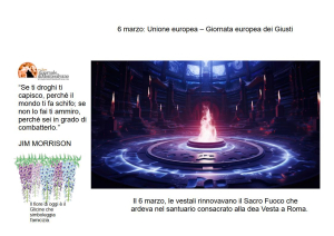 6 marzo: si accende il Sacro fuoco di Vesta, la Dea delle terre dell'acqua