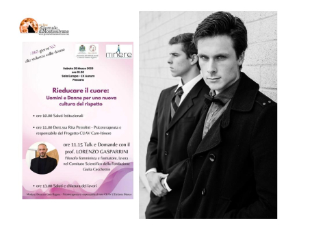 Pescara/contrasto alla violenza di genere educando gli uomini