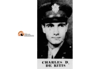 Charles J. De Ritis. Da Fara Filiorum Petri, il pilota che trovò la morte sul campo di battaglia nel '44.