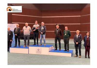 Di Febo e Vecchi dell'ASD Pescara Bridge neo campioni d’Italia