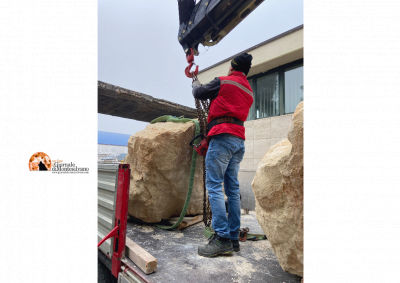 Consegnati i blocchi in pietra della Maiella al "G.B.Vico" di Chieti per l'avvio del Fiabosco Academy