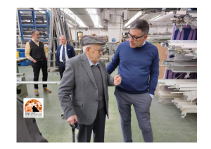 Foto: con il presidente nazionale della CNA, Dario Costantini e alla presentazione del volume a lui dedicato
