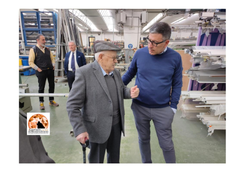 Foto: con il presidente nazionale della CNA, Dario Costantini e alla presentazione del volume a lui dedicato