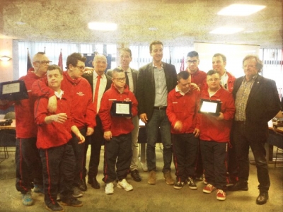 Montesilvano, premiati campioni del mondo di calcio a 5 con sindrome di down