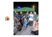 Montesilvano, al ‘Mercatino dei Bambini’  “Maverik” unità cinofila della Guardia di Finanza di Pescara
