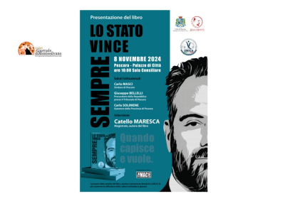 “Lo Stato vince sempre - Quando capisce e vuole”. Il Magistrato Maresca presenta il suo libro.