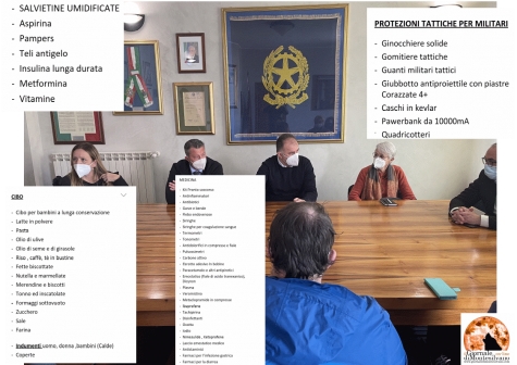 lista dei prodotti che occorrono - le tabelle ufficiali sono in allegato