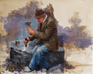 Salento/Antichi mestieri. Lo scalpellino, sopravvive nel leccese.