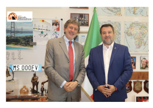 Marsilio incontra Ministro Matteo Salvini. Priorità: potenziamento delle reti viarie, portuali e ferroviarie
