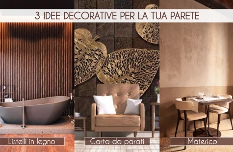 Tre idee per decorare la tua parete