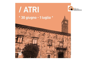 Atri. "Ünico – Il Festival che non c'è", tra gli ospiti Pino D'Angiò.