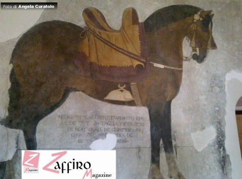 Affresco di Castello Pandone a Venafro