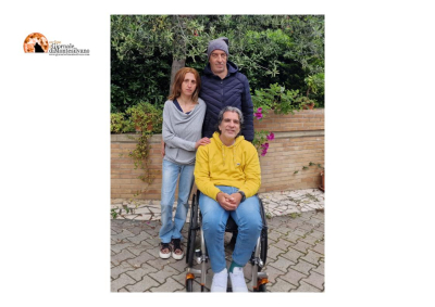 Claudio Ferrante e i genitori del bambino 