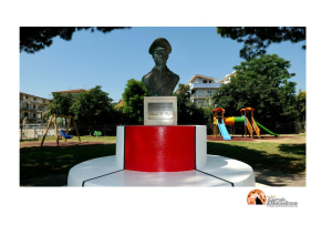 Montesilvano, nuovi giochi e pavimentazione al Parco Di Resta, dedicata una statua.