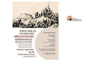 Teramo. Incontro sul Brigantaggio all'Archivio di Stato