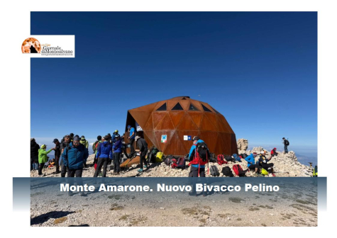 Inaugurato il nuovo Bivacco Pelino di Monte Amaro