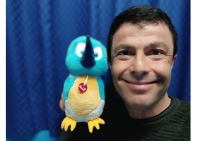 Martino  amico dei bambini. Simone Pavone per la Lega Italiana Fibrosi Cistica