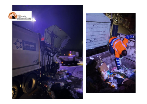 Pescara. Salvato dal compattatore dei rifiuti. Dormiva dentro un cassonetto.