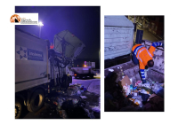 Pescara. Salvato dal compattatore dei rifiuti. Dormiva dentro un cassonetto.
