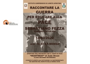 Loreto Aprutino, il cine reporter Rai Sebastiano Fezza racconta la guerra a scuola