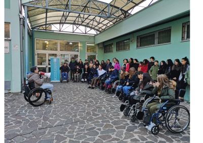 Montesilvano. Giornata della disabilità con le “Sentinelle della civiltà” della Troiano Delfico.