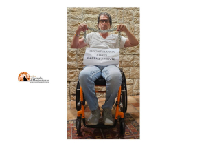 Chiusa entro l'anno Odontostomatologia Chieti – Disabili pronti ad incatenarsi!