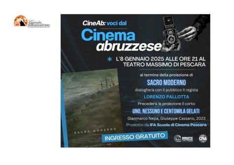 “Sacro moderno”: il film di Lorenzo Pallotta domani al Cinema Massimo di Pescara