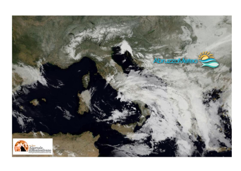 Nel corso della giornata è prevista una graduale attenuazione della nuvolosità e dei fenomeni