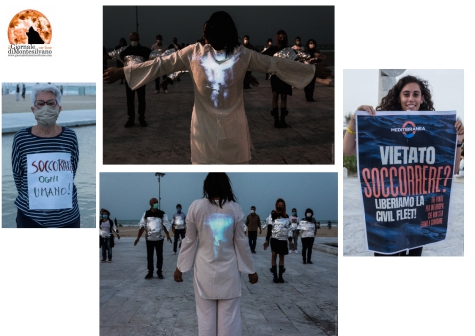Pescara, flashmob: chiediamo la fine del blocco delle navi