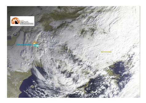 Abruzzo, neve scende a 700-900 metri, precipitazioni sparse anche lungo le aree costiere