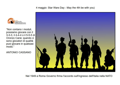 4 maggio: triplice alleanza, NATO e fase due Covid