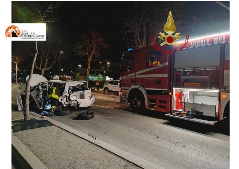 Pescara, incidente in viale Primo Vere: 2 feriti.