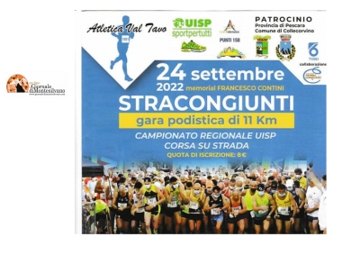 Podismo/Collecorvino. Riparte la macchina organizzativa della StraCongiunti con vista