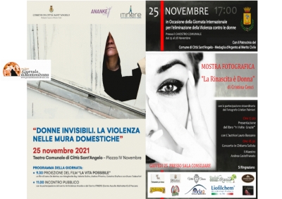 Città Sant'Angelo. 25 novembre: giornata piena di appuntamenti