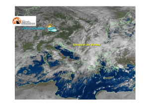 Sull'Adriatico le temperature sono ancora al disopra della media.