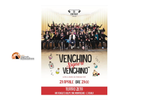 La Factory di Gabriele Cirilli presenta lo spettacolo "Venghino Signori Venghino"