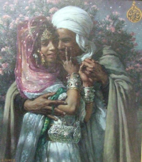 "Schiavo d’amore e Luce degli occhi: Abd-el-Gheram e Nouriel-Aîn, Leggenda araba 