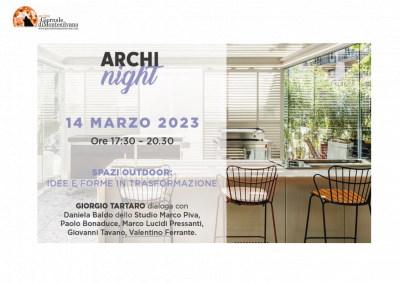 “Spazi Outdoor: idee e forme in trasformazione”.
