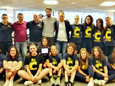 Montesilvano/Pallavolo, premiata la squadra Fuoriclasse per la promozione in serie C