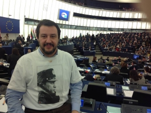 Matteo Salvini al PArlamento europeo