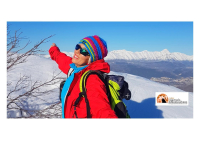 “Nutrirai amando” con  gli sfondi che raffigurano i paesaggi e i paradisi montani Abruzzesi.