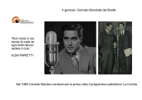 4 Gennaio: radio, nascita di Lamezia Terme, Great society