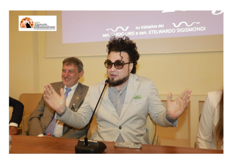 Il Maestro Melozzi con Il Presidente Marsilio