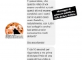 copia messaggio di minaccia pubblicato dalla Polizia