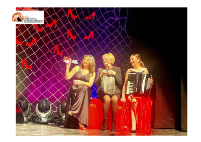 Orsogna, Andreina Moretti del Guscio alla prima di "Anime Mediterranee, due donne in musica"