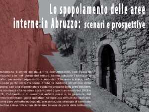 Pescara, incontro sullo spopolamento delle aree interne in Abruzzo