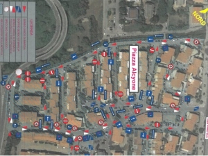 Pescara. Senso unico in viale Alcyone