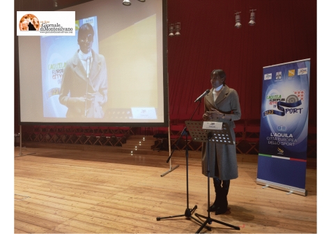 Fiona May a L'Aquila: troppo poche le ore di educazione fisica a scuola.