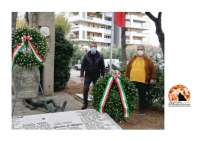 Guerino D'Agnese e Domenico Assogna Piazzetta di Montesilvano. 