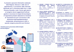 Pescara/ASL. Il decalogo per gestire in sicurezza la terapia farmacologica